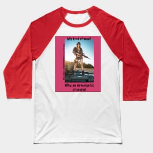 Armorgator - Babe 14 - Reddish Baseball T-Shirt